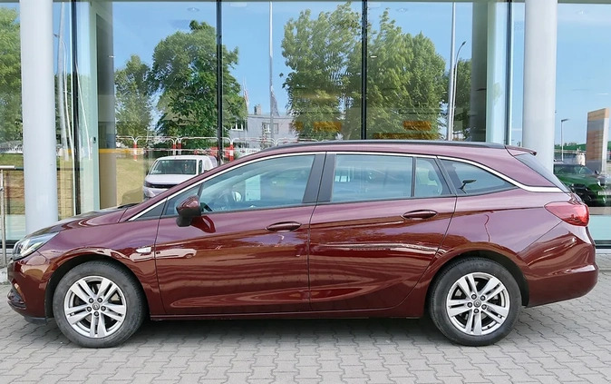 Opel Astra cena 45900 przebieg: 101500, rok produkcji 2018 z Puszczykowo małe 106